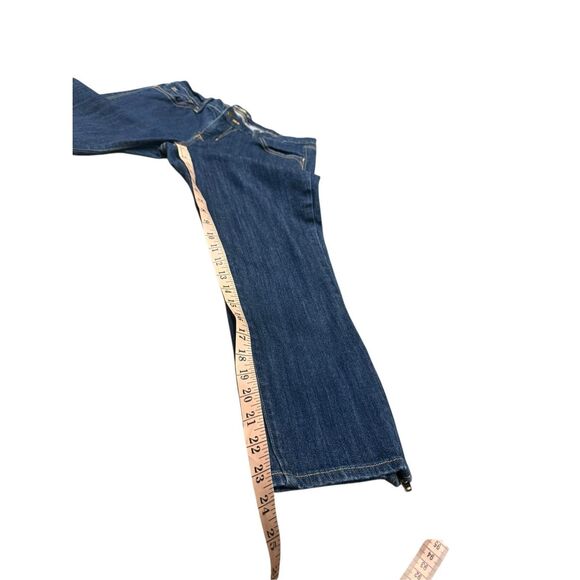 Old Navy The Flirt Zipper Ankle Cropped Jeans Sz 6 - Picture 7 of 8